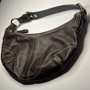 Vintage Coach Leather Hobo Purse